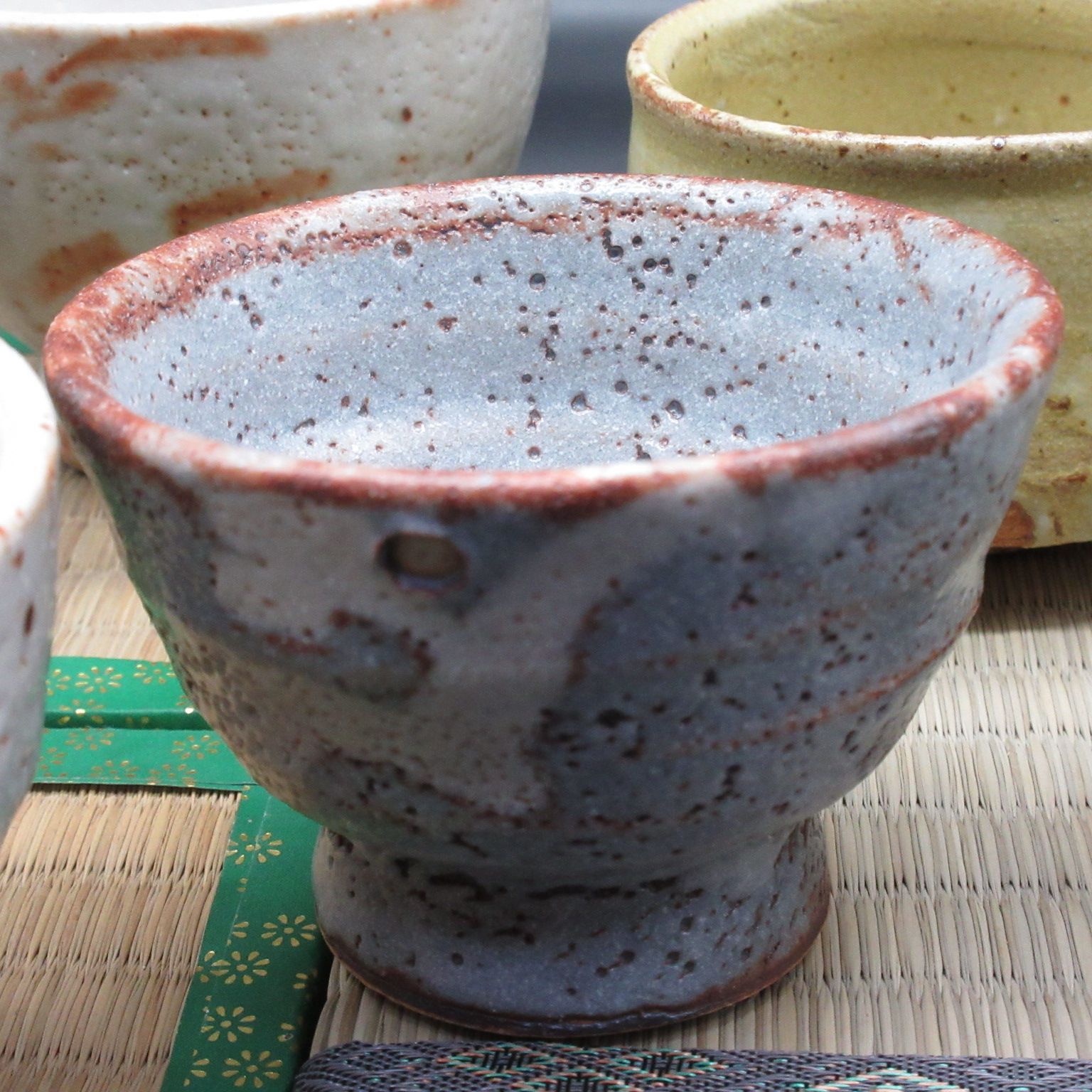 美濃焼　茶器 美濃焼窯元 不動窯のオンラインショップ / 織部 茶器セット