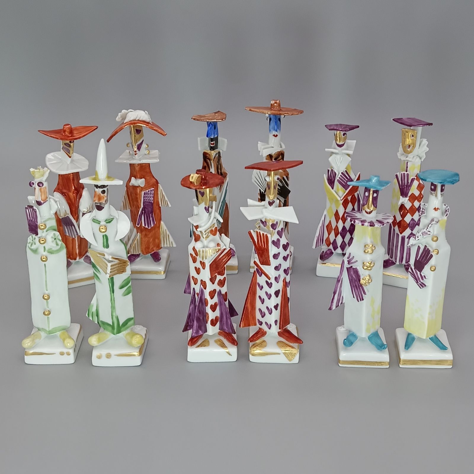 マイセン 仮面舞踏会 マスカレード 陶器人形 ペーター・シュトラング