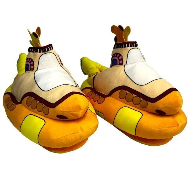 THE BEATLES ビートルズ (7月 映画 『ザ・ビートルズの軌跡』 公開 ) - Yellow Submarine Slippers / スリッパ 【公式 / オフィシャル】