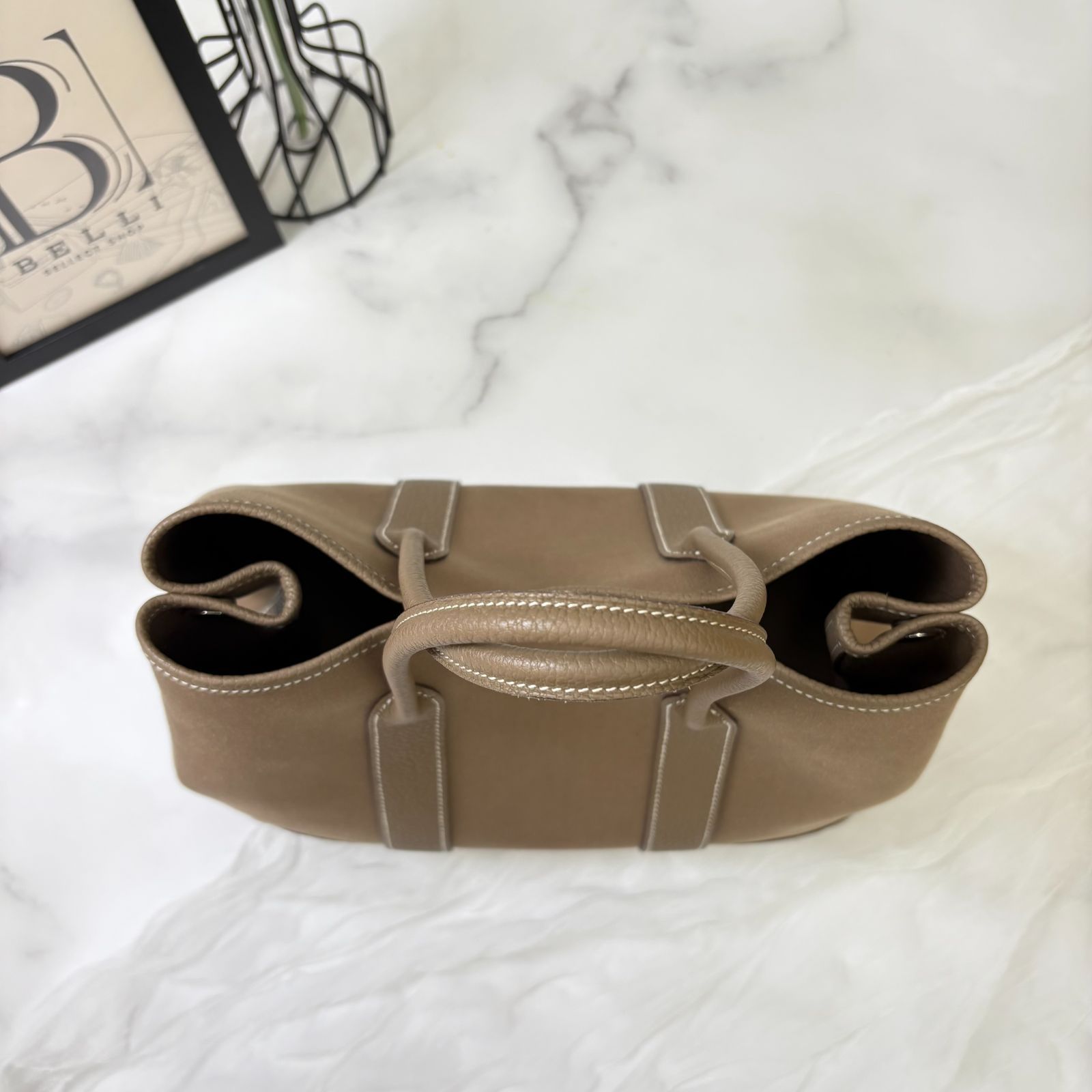 鑑定済み 】エルメス ガーデンパーティ 30 TPM レザー