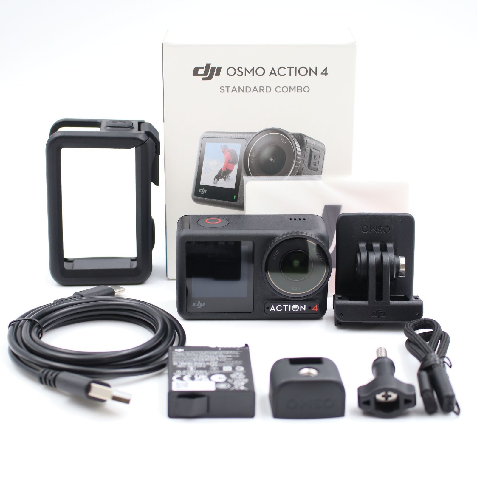 □新品同様□ DJI Osmo Action 4 スタンダードコンボ アクションカメラ  