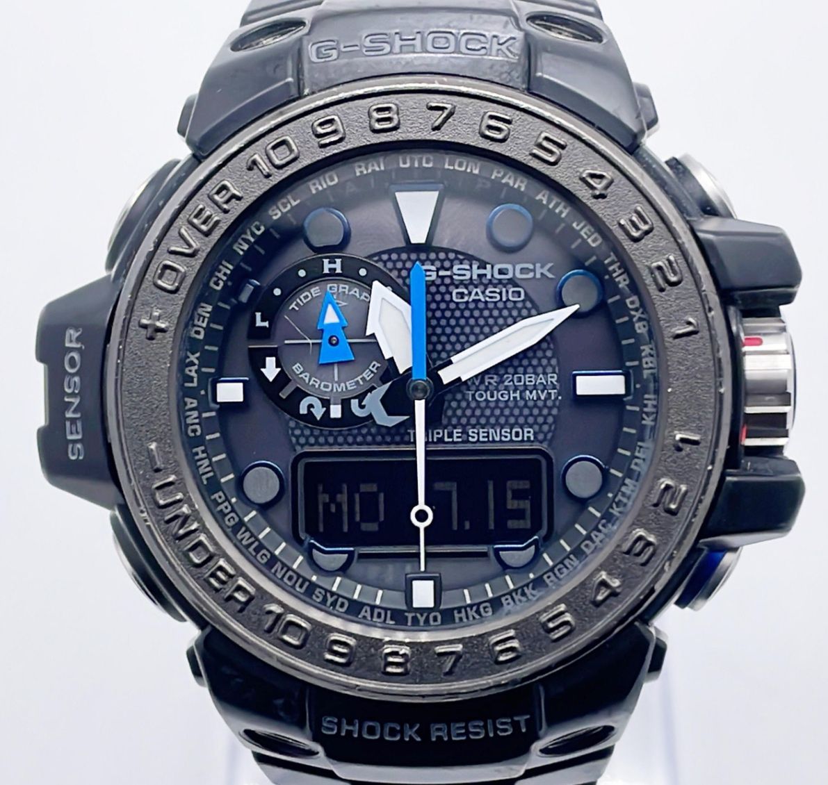 最終値下げです　G-SHOCK ガルフマスター　GWN-1000C-1AJF G-SHOCK CASIO GWN-1000C-1 ガルフマスター タフソーラー 海外