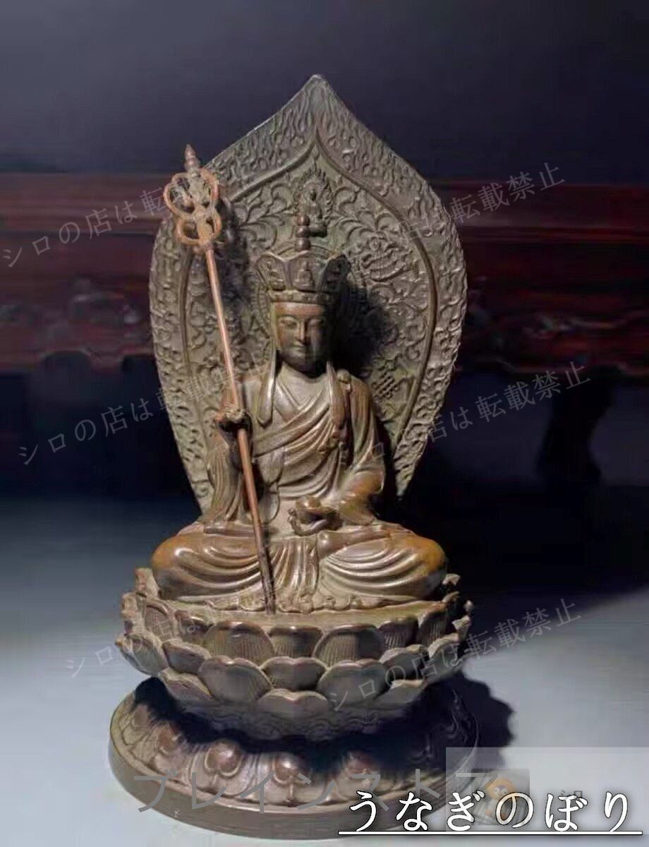 美品・未使用新品】 銅 仏像 地蔵菩薩 地蔵王菩薩 大願地蔵菩薩