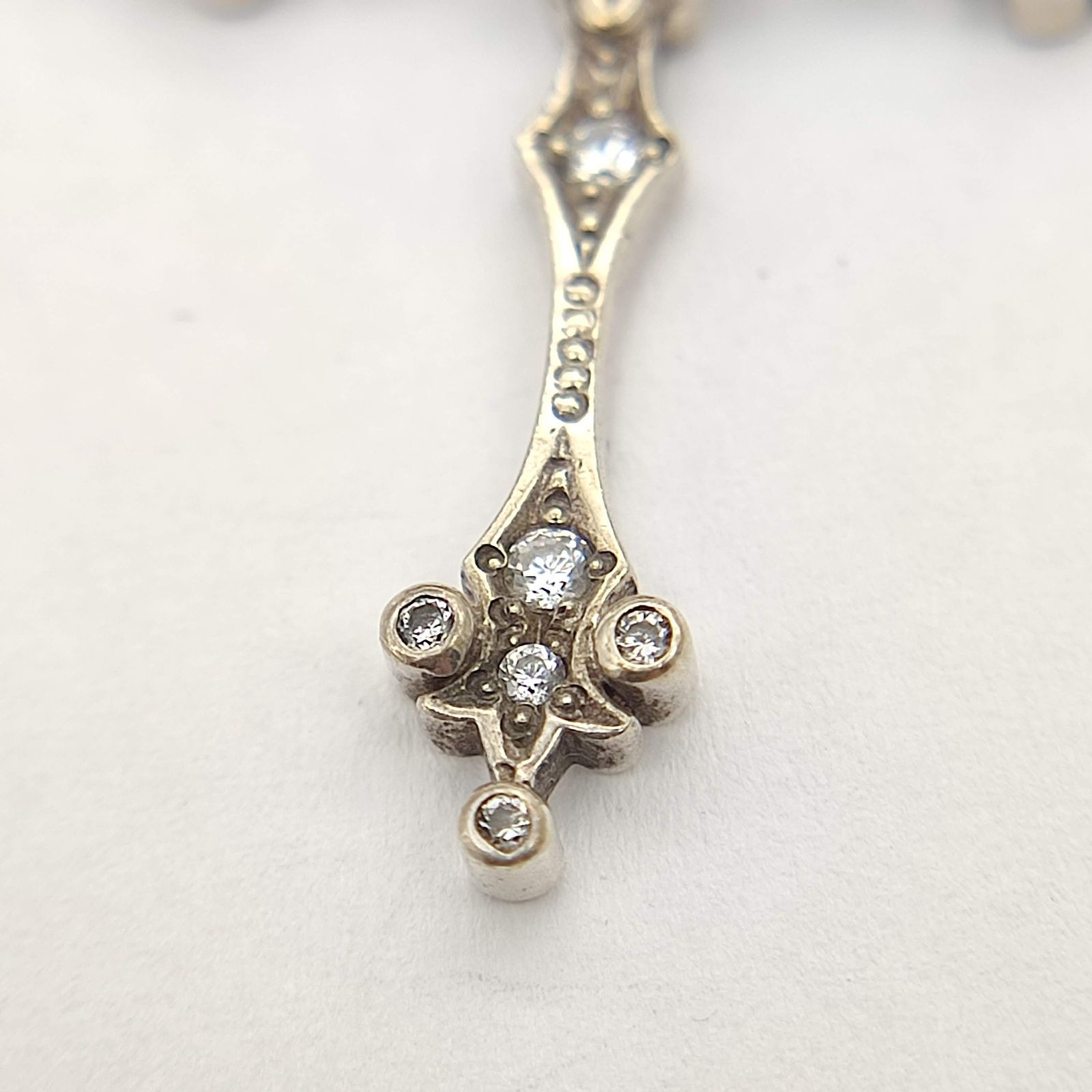 ローリーロドキン　エンジェルクロス　トップ ANGEL CROSS PENDANT 18k White Gold / DIAMONDS PENDANT