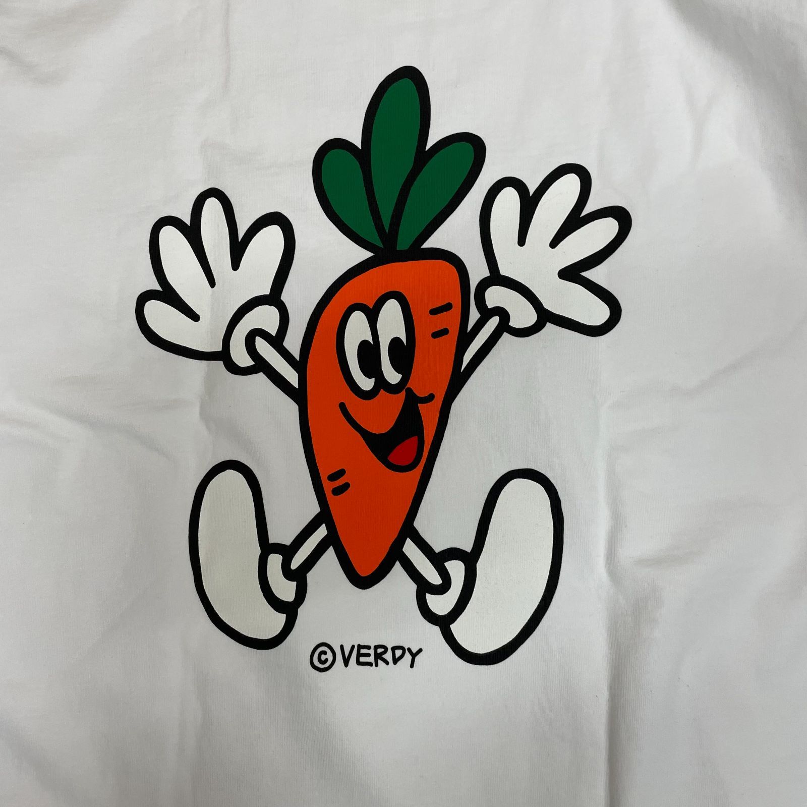 未使用品 CARROTS × VERDY CARROT BOY コラボ プリント クルーネック T