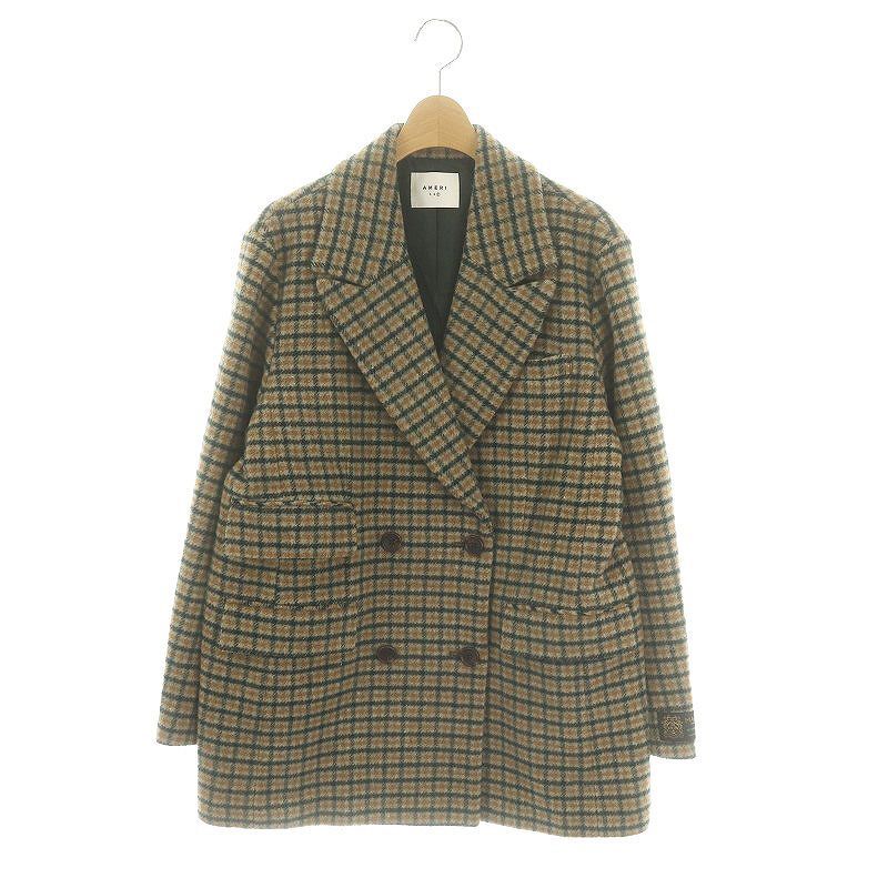 アメリヴィンテージ Ameri VINTAGE CHECK ECO WOOL BIG JACKET 