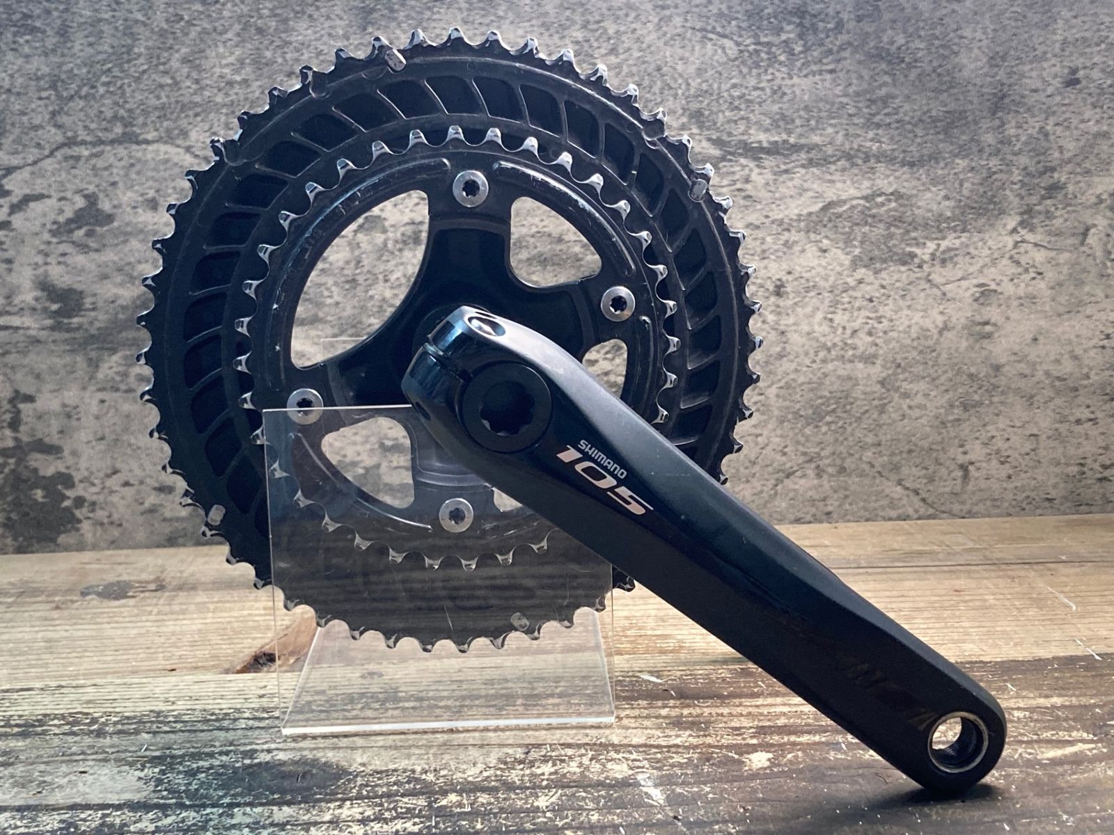 Shimano 105 クランクセット 52/36 ブラック Amazon.com : SHIMANO 105 CX50E Chain Set - Black, 46/36