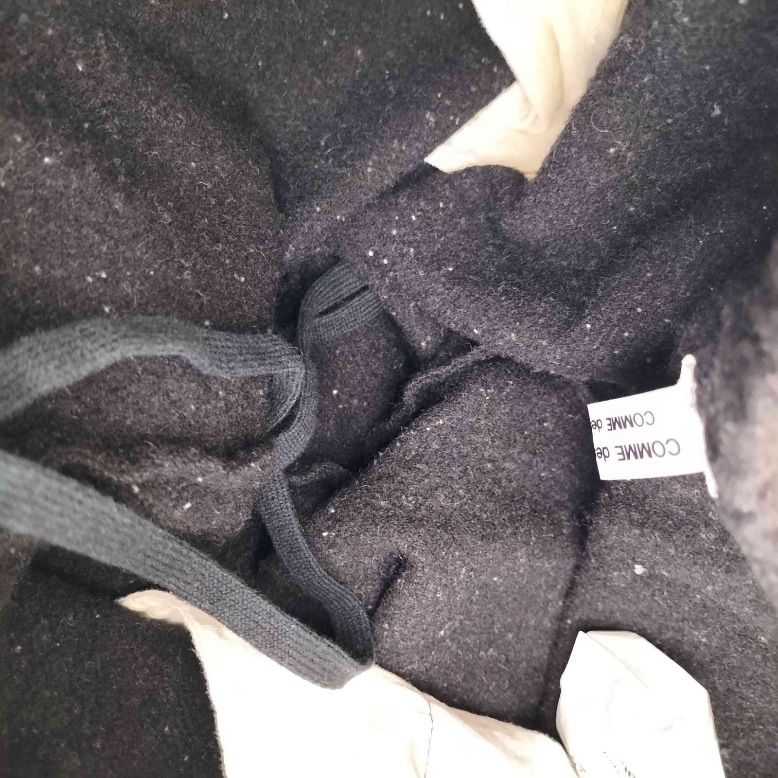 COMME des GARCONS COMME des GARCONS(コムデギャルソンコムデギャルソン) 縮絨 ウールナイロン ネップイージーパンツ レディース JPN：S 【中古】【ブランド古着バズストア】 コムデギャルソンコムデギャルソン COMME des GARCONS COMME des