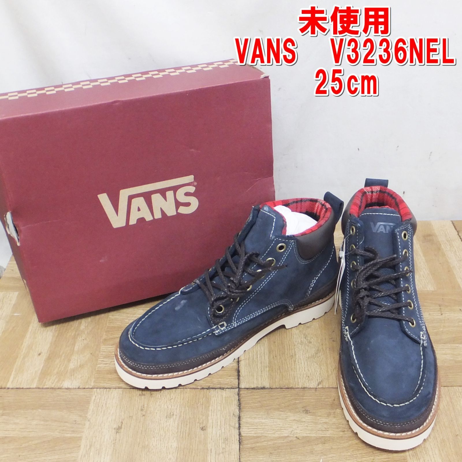 R427【未使用】VANS V3236NEL 25cm スニーカー 箱・タグ付き /5 - メルカリ