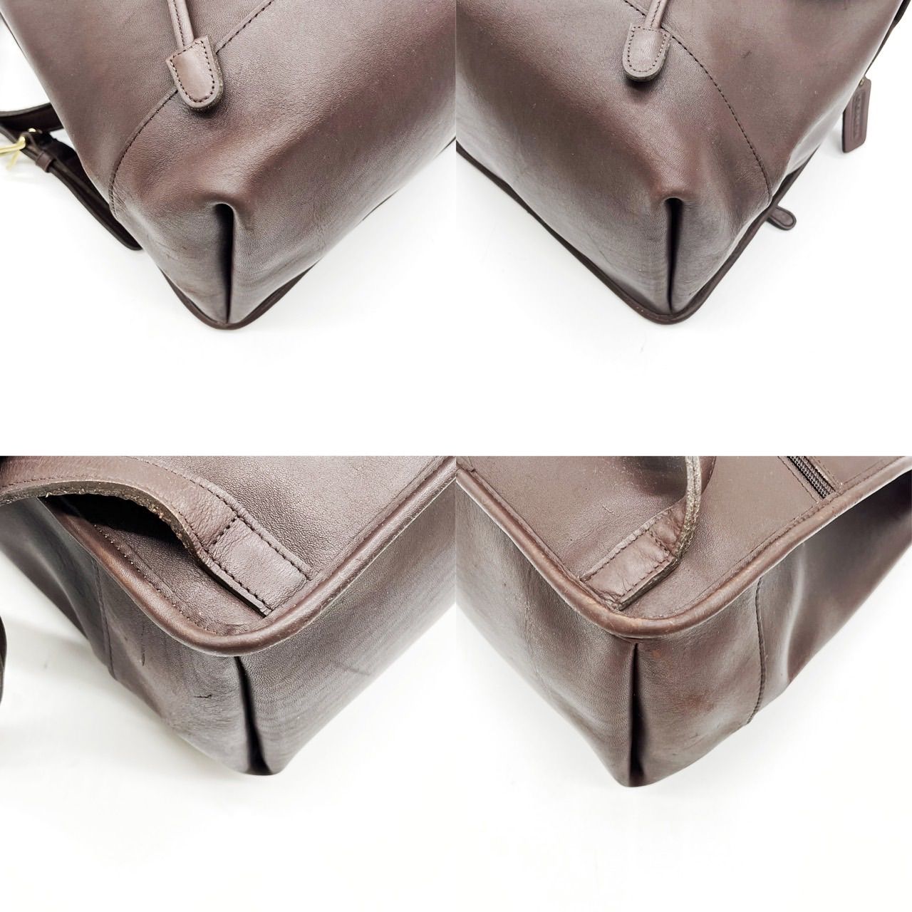 良品】 OLDCOACH オールドコーチ リュック ターンロック レザー 革 