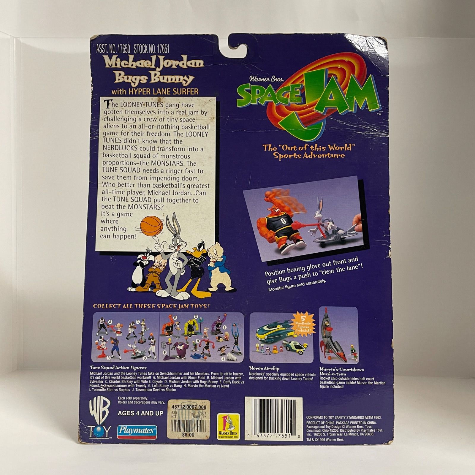 マイケル・ジョーダン   SPACE  JAM   1996  2点セット 新品 Vintage 1996 Space Jam MICHAEL JORDAN Tune Squad Basketball