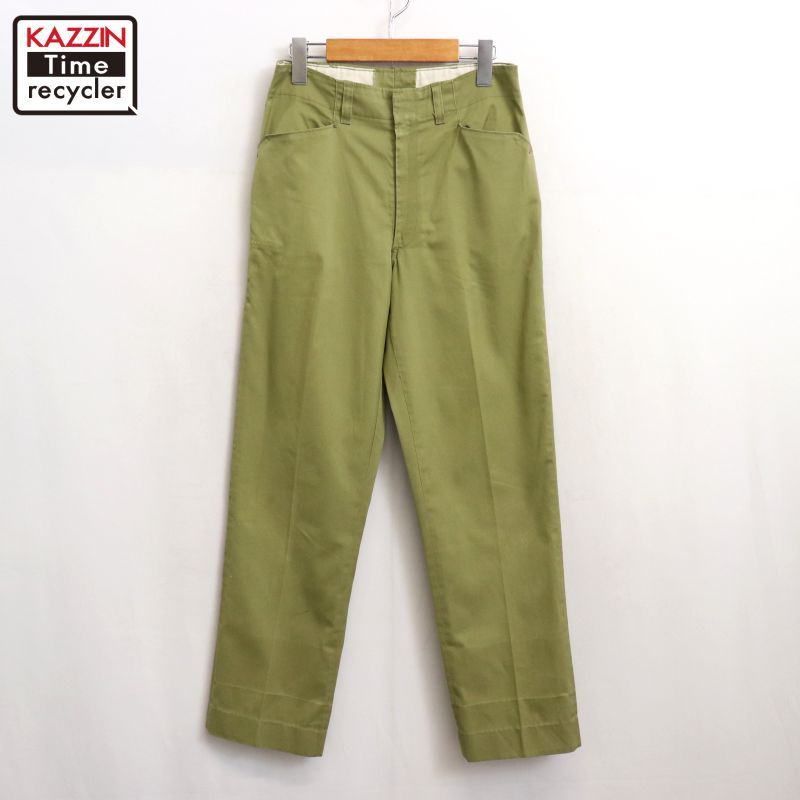 70s vintage ボーイスカウト BOY SCOUTS テーパード パンツ メンズ ~XS