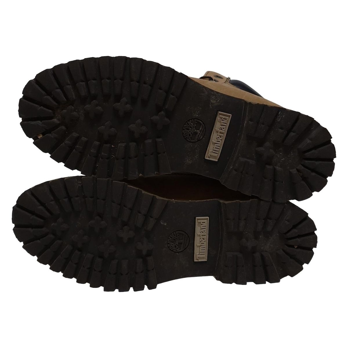 ベージュ×ダークブラウン レザー