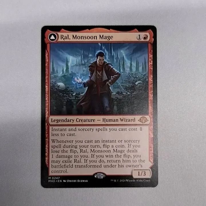 モンスーンの魔道士、ラル/Ral, Monsoon Mage 力強く