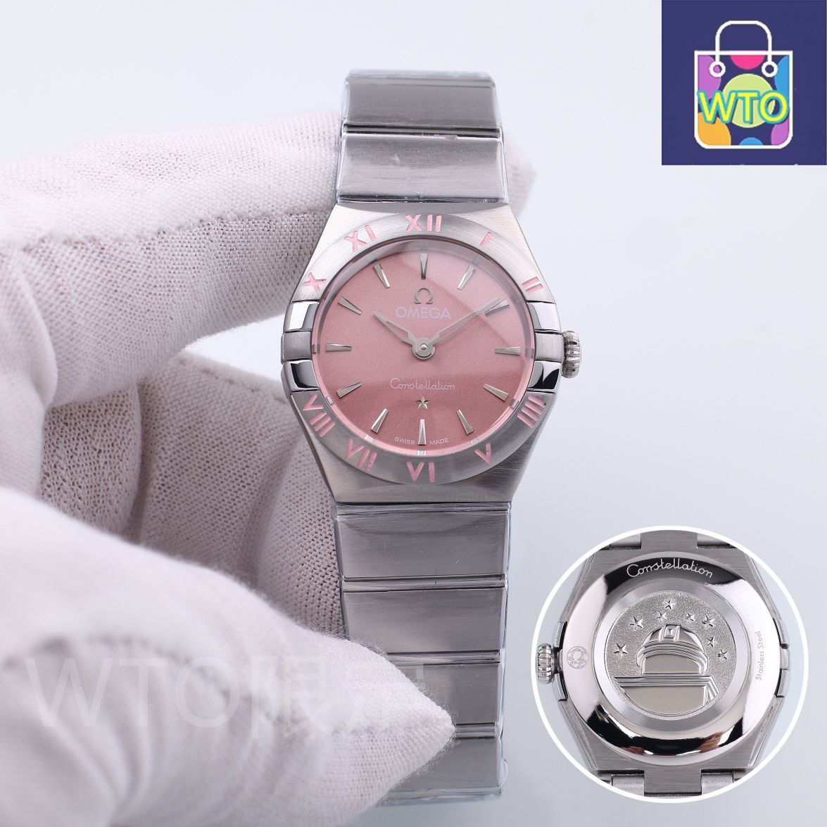 OMEGA コンステレーション レディースクオーツウォッチ - ケース カード 袋付き｜ ｜ ♥-WTO輸入1
