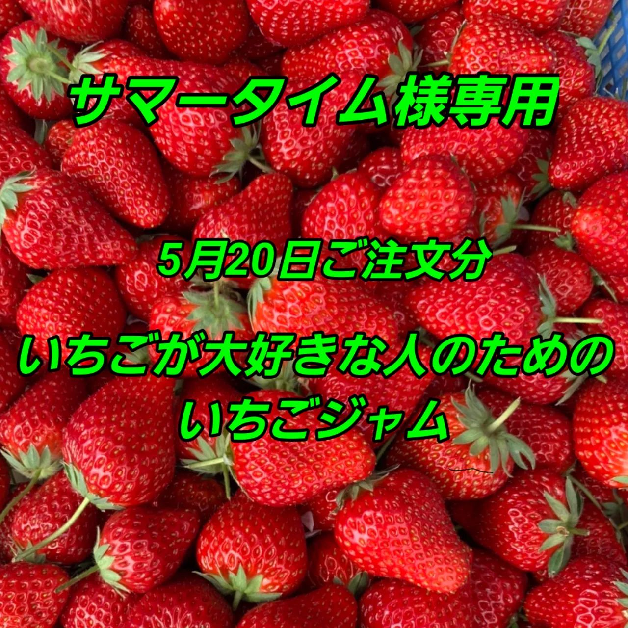 サマータイム様専用】いちごが大好きな人のためのいちごジャム - メルカリ