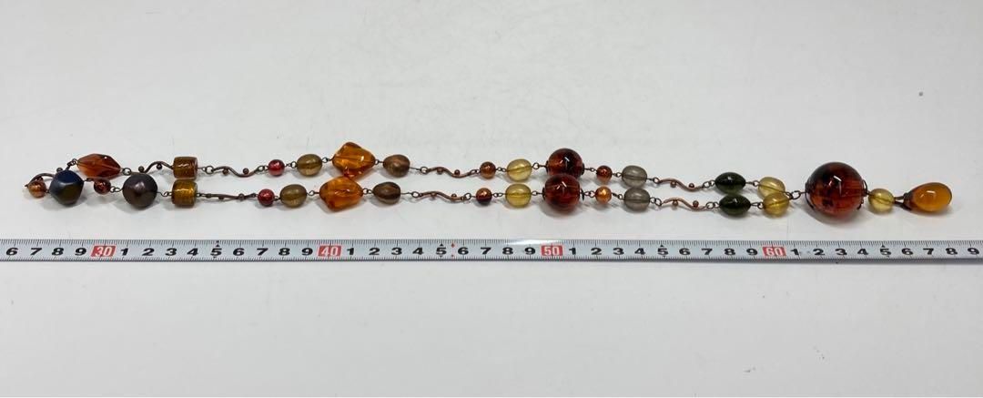 本琥珀 ネックレス 色々 大玉 重さ72g 東ま5-1119