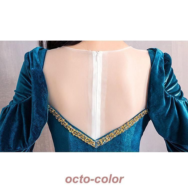赤 ロングドレス