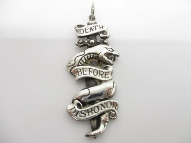 フラッシュポイント DEATH BEFORE DISHONOR ペンダントトップ C215 シルバー925