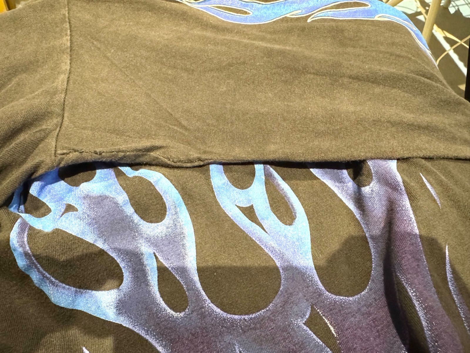 90s Harley-Davidson Blue flame Fire pattern ハーレー 90s Harley-Davidson Blue flame Fire pattern ハーレー