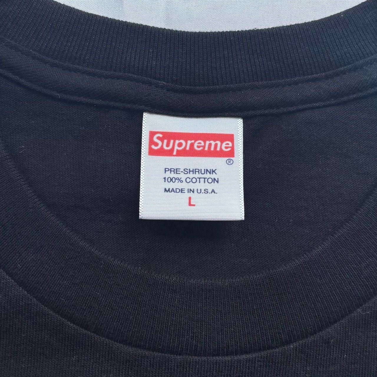 USA製　Supreme ボックスロゴ L/S Tee シュプリーム ブラック Supreme Box Logo L S Tee (FW20) - $48