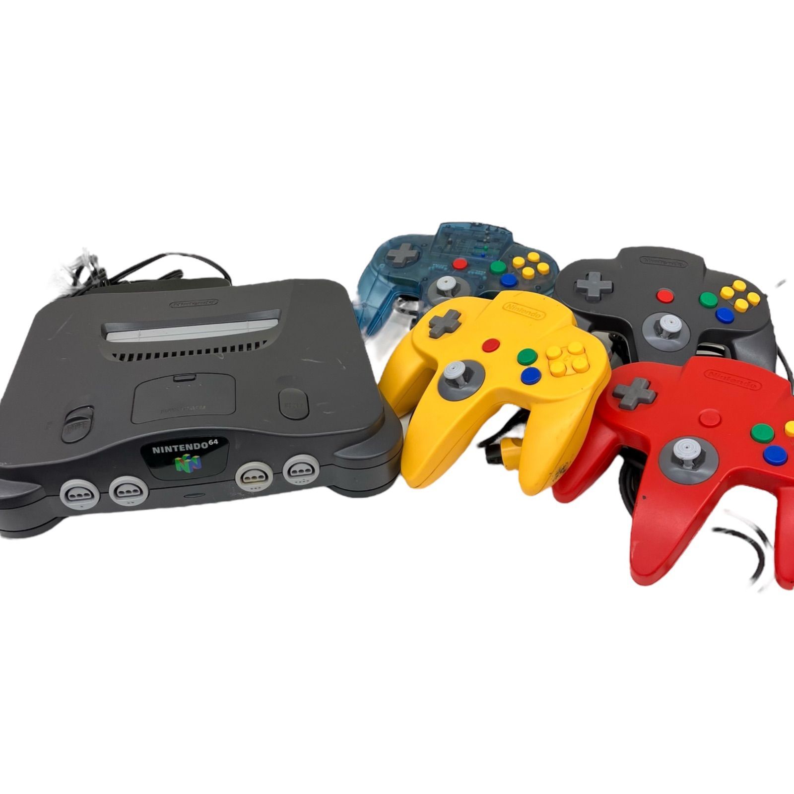 186000 コントローラー 色あり 現状品 Nintendo 64 ニンテンドー64 コントローラーセット