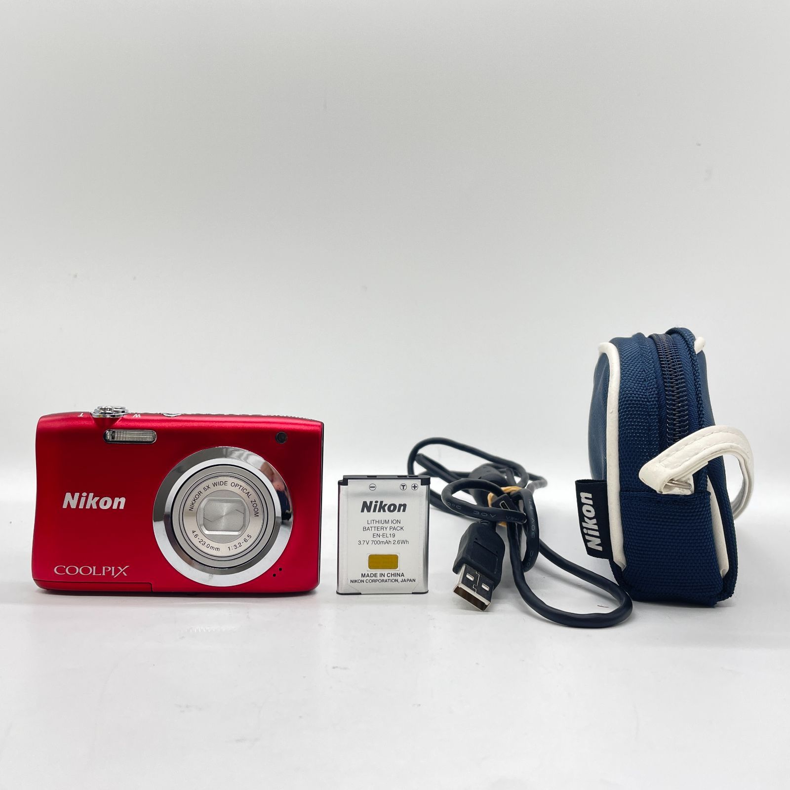 Nikon COOLPIX A100 レッド 動作品✨ 動作品・転送特典無料あり】Nikon coolpix A100 RED - メルカリ