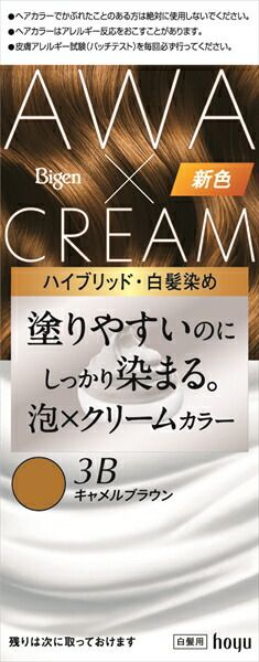 ビゲン 泡クリームカラー ３Ｂ キャメルブラウン 【 ホーユー 】 【 ヘアカラー・白髪用 】ビゲン 泡クリームカラー ３Ｂ キャメルブラウン×27点セット　tt 