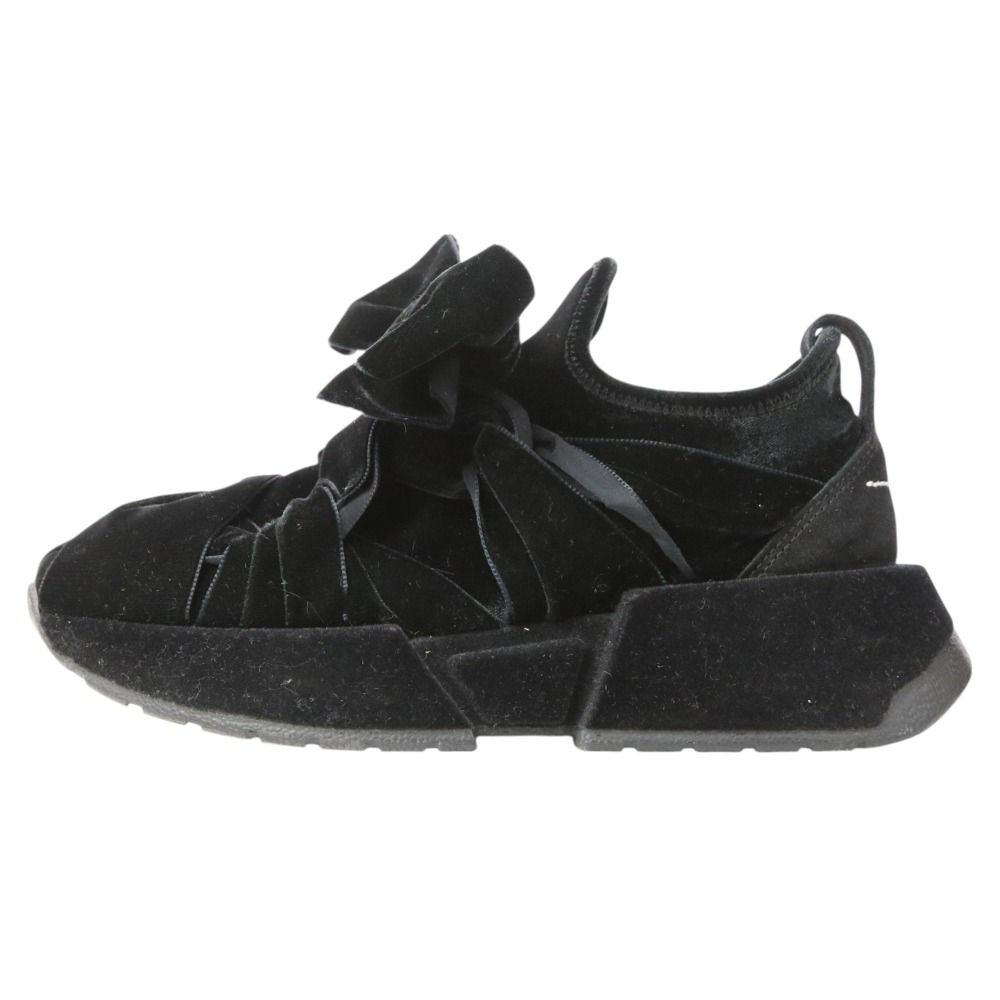 ゆ*こ様 MM6 スニーカー　エムエムシックス メゾンマルジェラ ベロア リボン MM6 エムエムシックス メゾンマルジェラ ベロア リボン 厚底 スニーカー