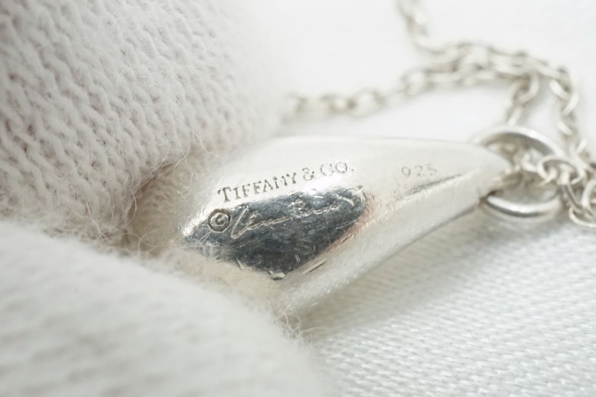 ティファニー TIFFANY\u0026Co. ネックレス オープン ティアドロップ 