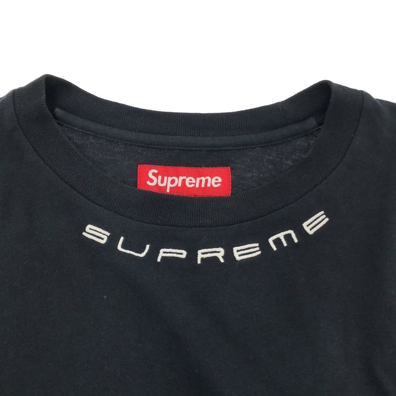 トップス Supreme Collar Logo size M 中古】SUPREME 23AW COLLAR LOGO L/S TOP M 黒[66] - メルカリ