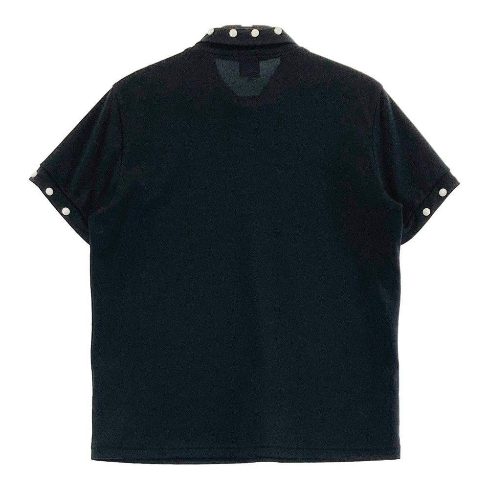 サイズ：40 ARCHIVIO アルチビオ 襟付き 半袖Tシャツ ブラック系