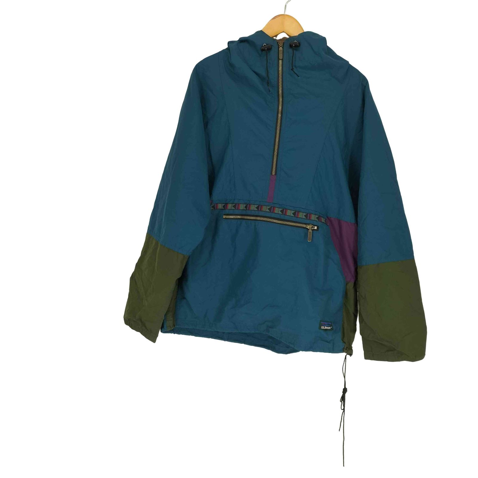 エルエルビーン L.L.Bean 90S MADE IN USA ネイティブ柄テープデザイン 