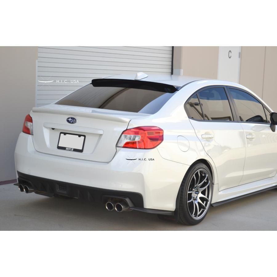 HIC製 VAG/VAB WRX S4/STI リア ルーフバイザー スモーク 検) 4ドア