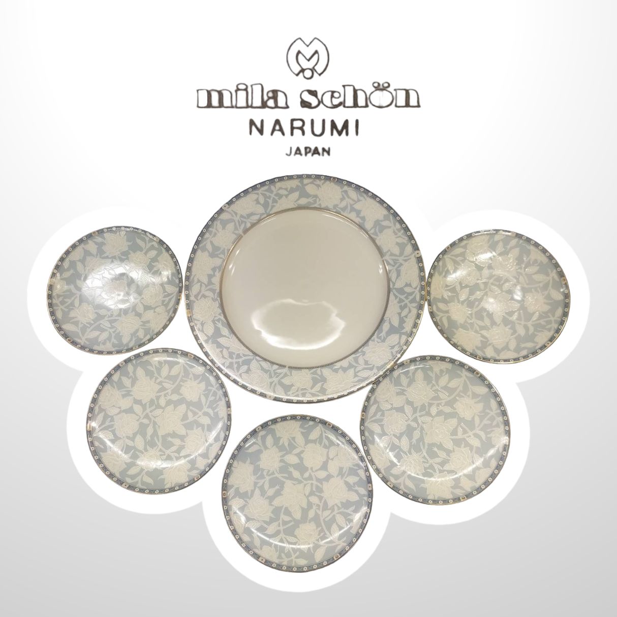 ナルミ NARUMI mila schon ミラショーン 大皿 小皿 ナルミ