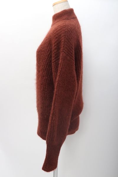 AP STUDIO ニット　LES COYOTES DE PARIS Les Coyotes De Paris - Navy Blue Cropped Sweater With Zip