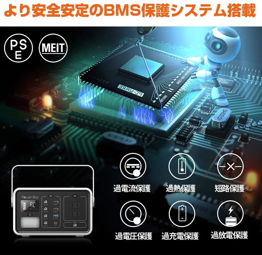 在庫処分】ポータブル電源 200W 60000MAh - メルカリ