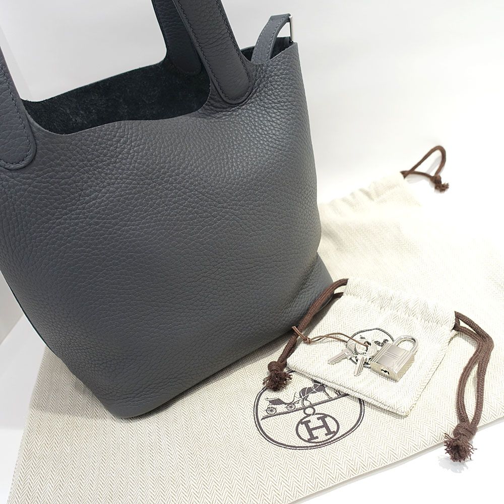 栄】エルメス HERMES バッグ ピコタンロックPM 18 アルドワーズ/SV金具 