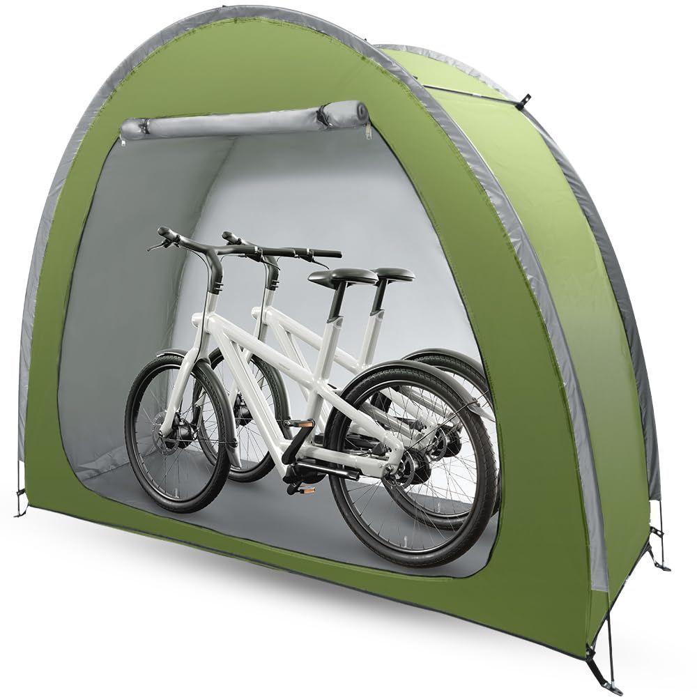 ☆簡単設営☆ サイクルハウス 自転車 バイク 前面カバー 自転車3台分