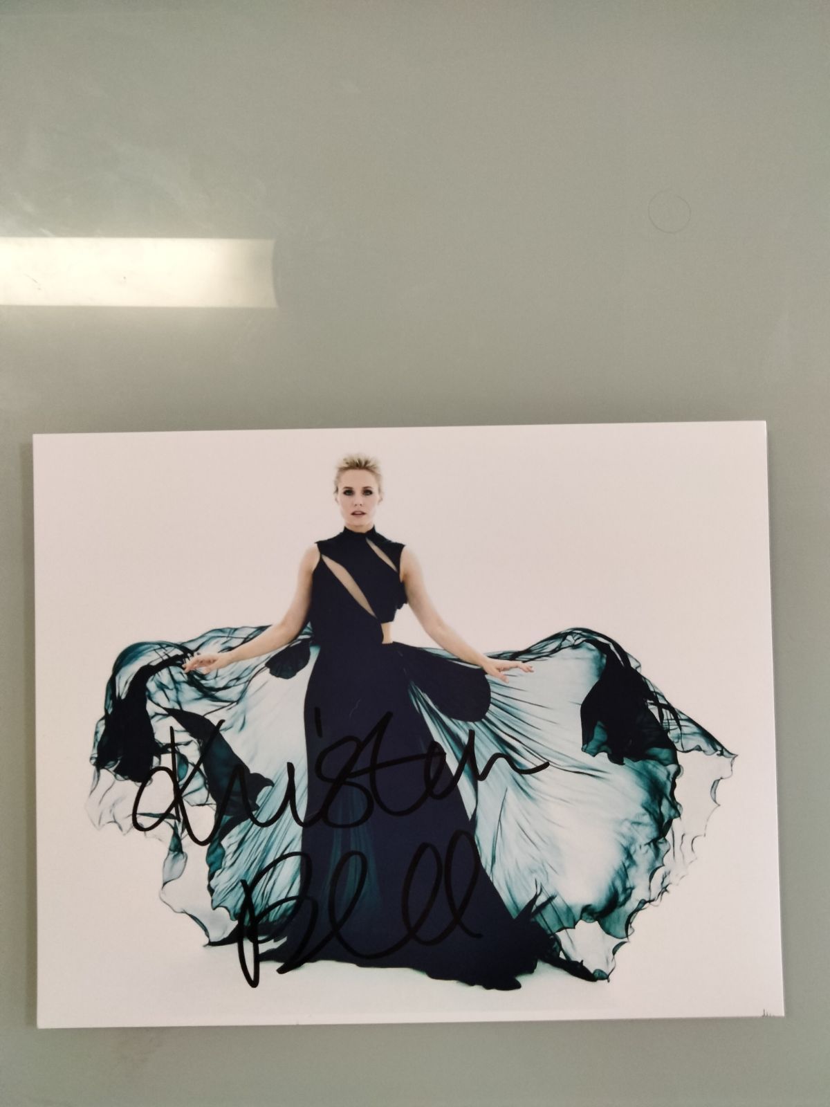 クリスティン・ベル直筆サイン入り超大型写真…Kristen Bell…ゴシップ