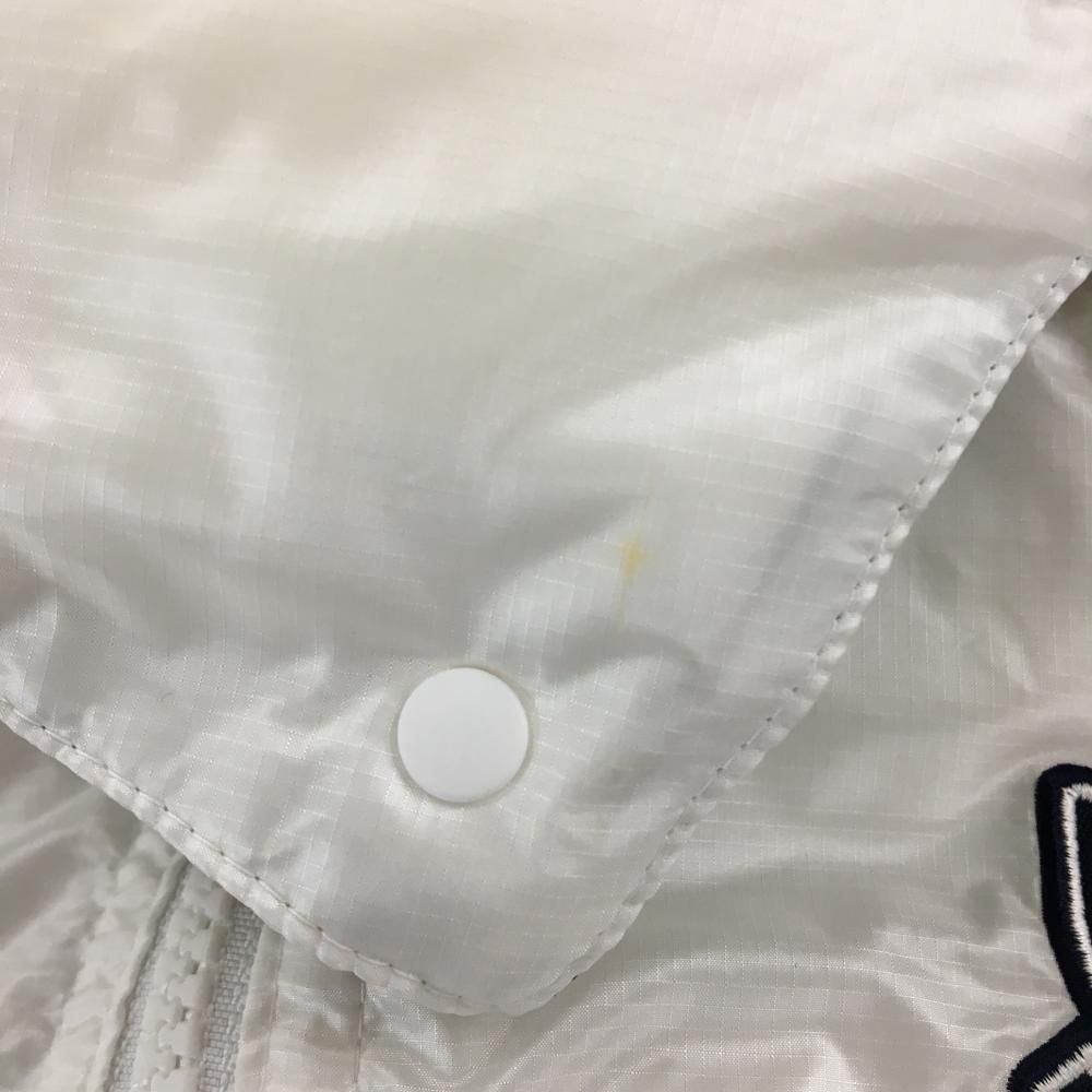 快活な 超 パーリーゲイツ 2WAYリバーシブルダウンベスト 白×カーキ かすれカモフラ柄 迷彩 レディース 1 M ゴルフウェア PEARLY GATES