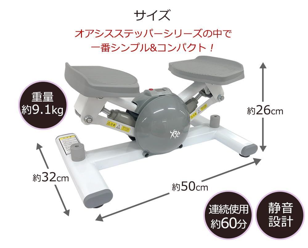 5年間商品 コンパクト 静音 連続使用約120分 有酸素運動 スポーツクラブがつくった SP 500 ステッパー エアロ RE ステッパー レビュー高評価トレーニング