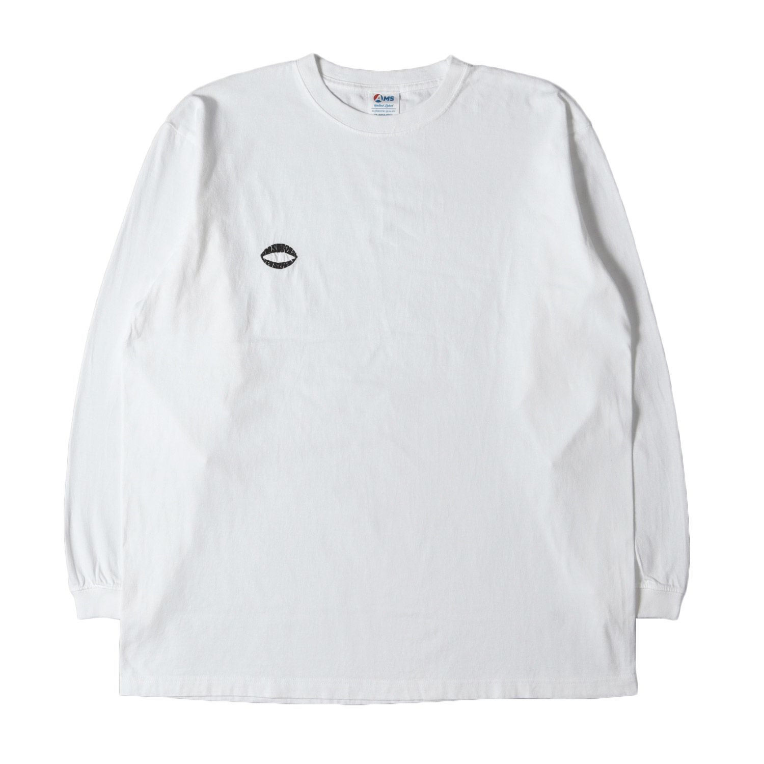 AMSTERDAM WETSUITS アムステルダム ウェットスーツ Tシャツ サイズ:L 23SS California General Store ワンポイント ロゴ ロングスリーブTシャツ ホワイト 白 トップス カットソー 長袖【メンズ】