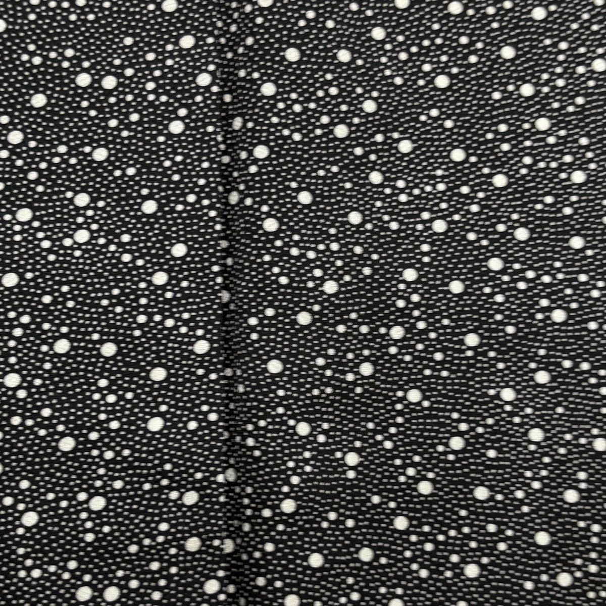 江戸小紋 身丈159cm 裄丈64.5cm M 袷 あられ 黒 正絹 美品 名品 【中古  