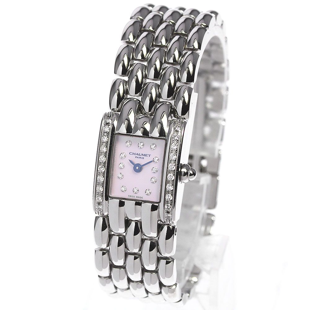 ショーメ CHAUMET ケイシス サイドダイヤ ショーメ Chaumet ケイシス 12P サイドダイヤベゼル クォーツ