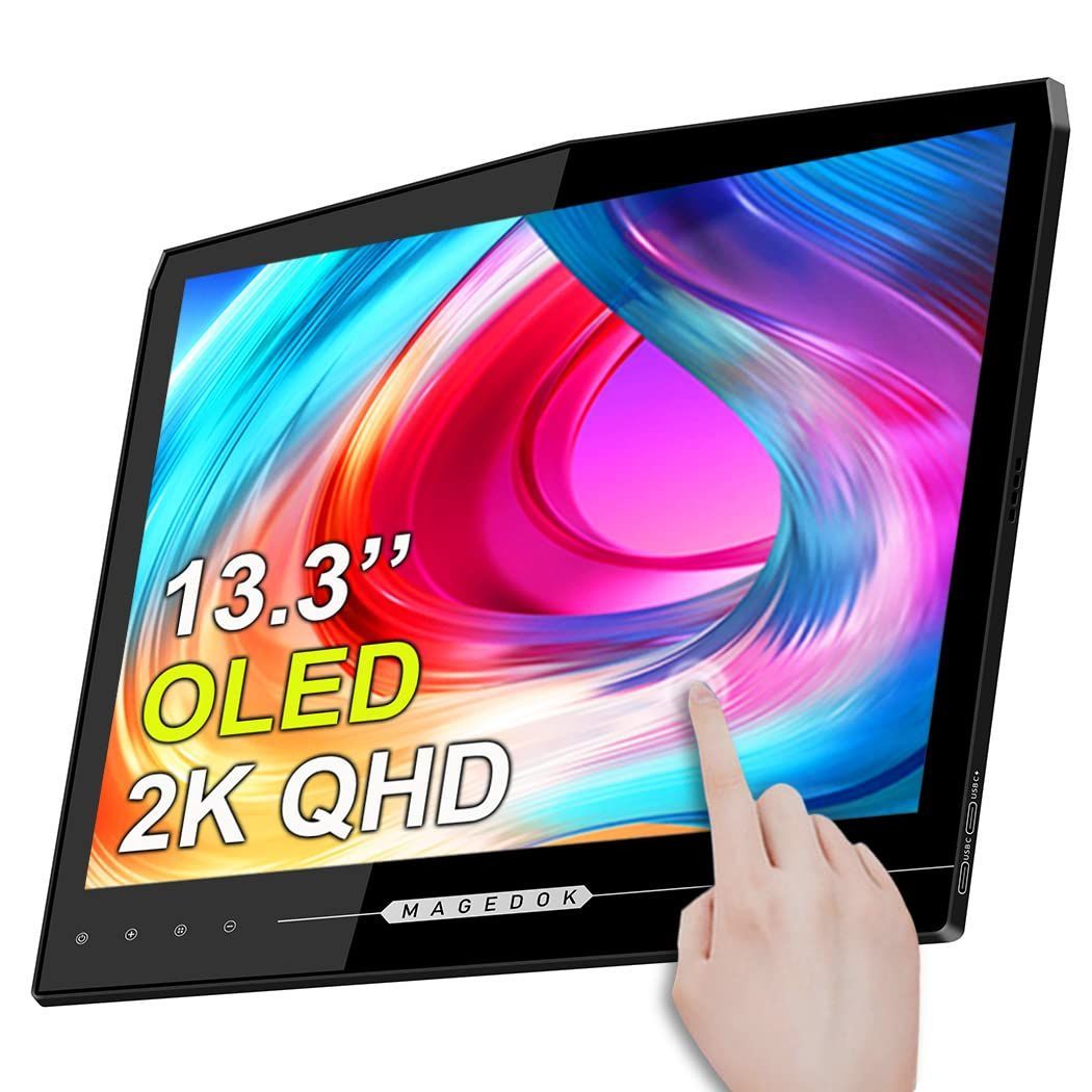 特価商品】2K 有機elモバイルモニター タッチ Eleduino 13.3インチ OLED モバイルディスプレイ 2560x1440 100%  DCI-P3 軽量 薄型液晶パネル ミラーリング・スマホ・XBOX ONE・PS4/5・Switch・PC・Ma - メルカリ