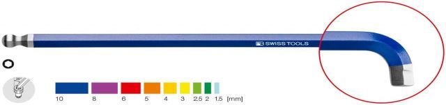 PB SWISS TOOLS マルチアングルレインボー六角レンチセット 2222LH-10RBCN HRDEVELOPMENT_JP