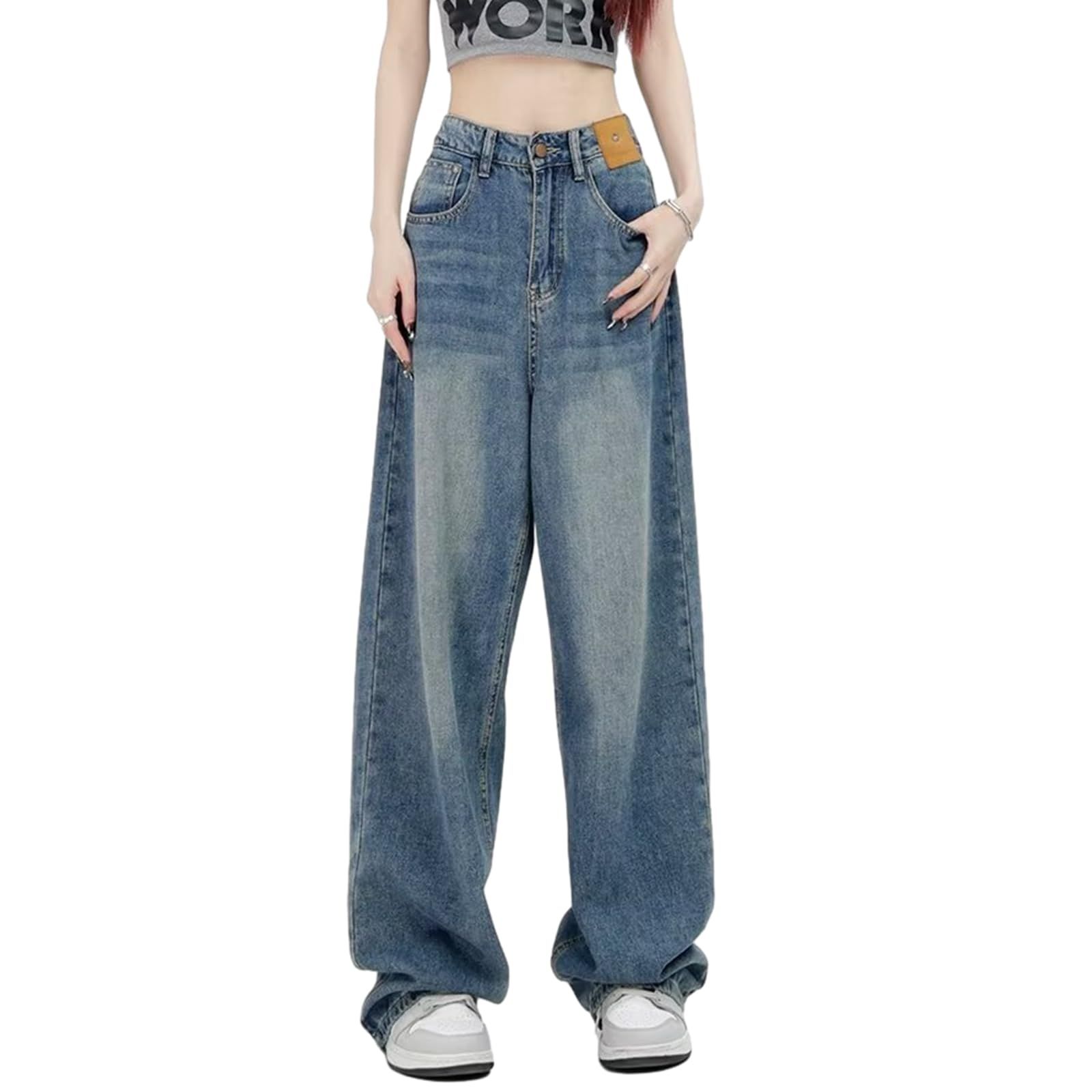 ワイドパンツ レディース デニムパンツ ジーンズ デニム