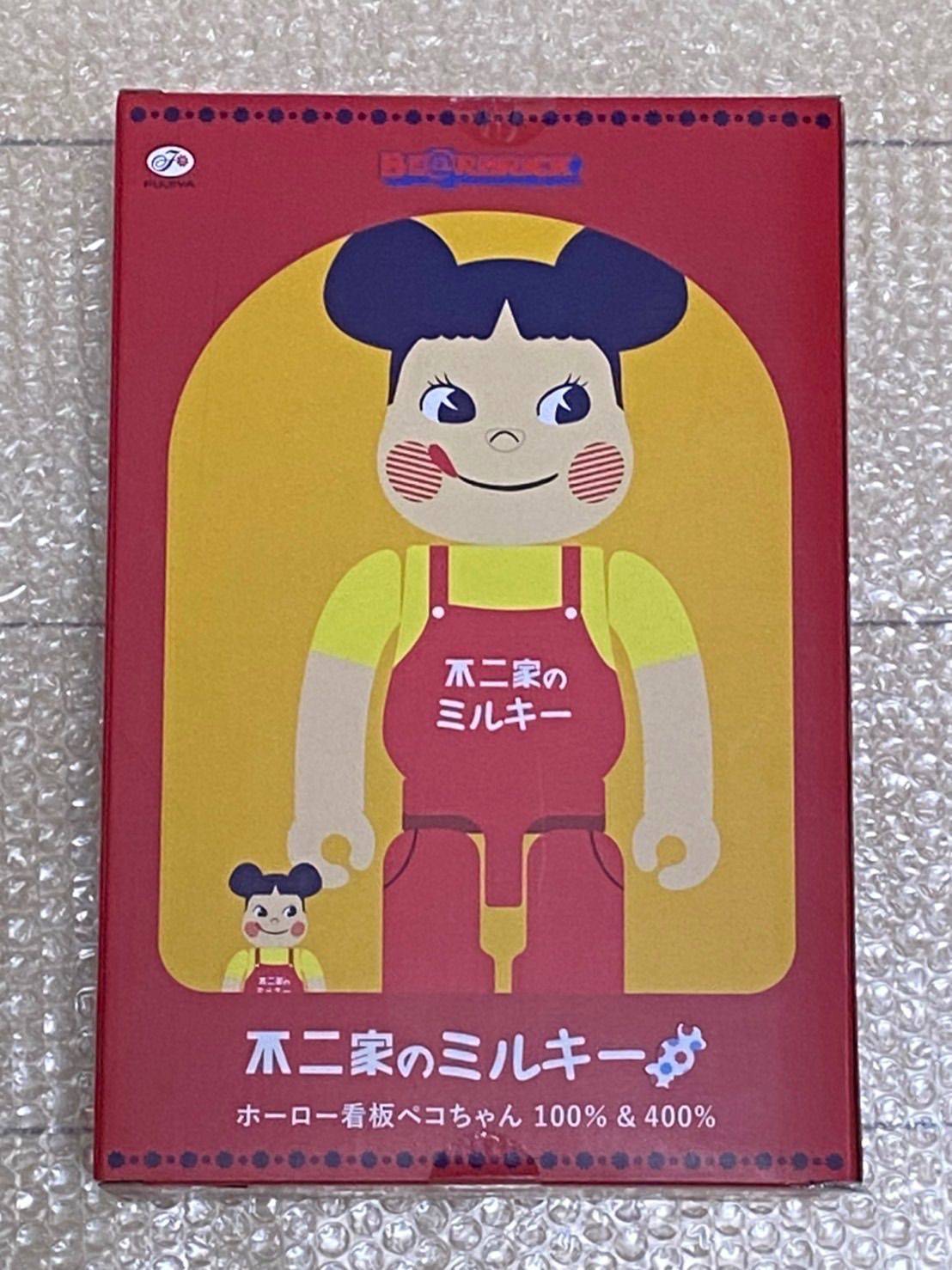 BE@RBRICK - ホーロー看板ペコちゃん新品ベアブリック当選 新品未開封 BE＠RBRICK ホーロー看板 ペコちゃん 100％ & 400