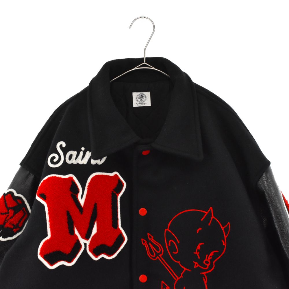 SAINT MICHAEL (セントマイケル) 22AW DEVILバーシティジャケット ...